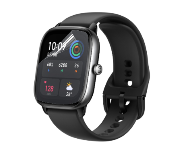 Пленка противоударная гидрогелевая Hydrogel Film для Xiaomi Amazfit GTS 4 Mini 3 шт. Transparent