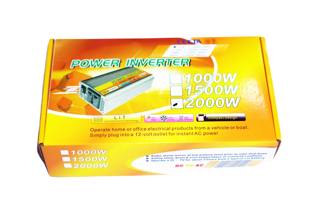 Инвертор Eryuan 2000 W DC/AC 12-220 V Red (3_02573) - фото 7 Инвертор Eryuan 2000 W DC/AC 12-220 V Red (3_02573) - фото 7