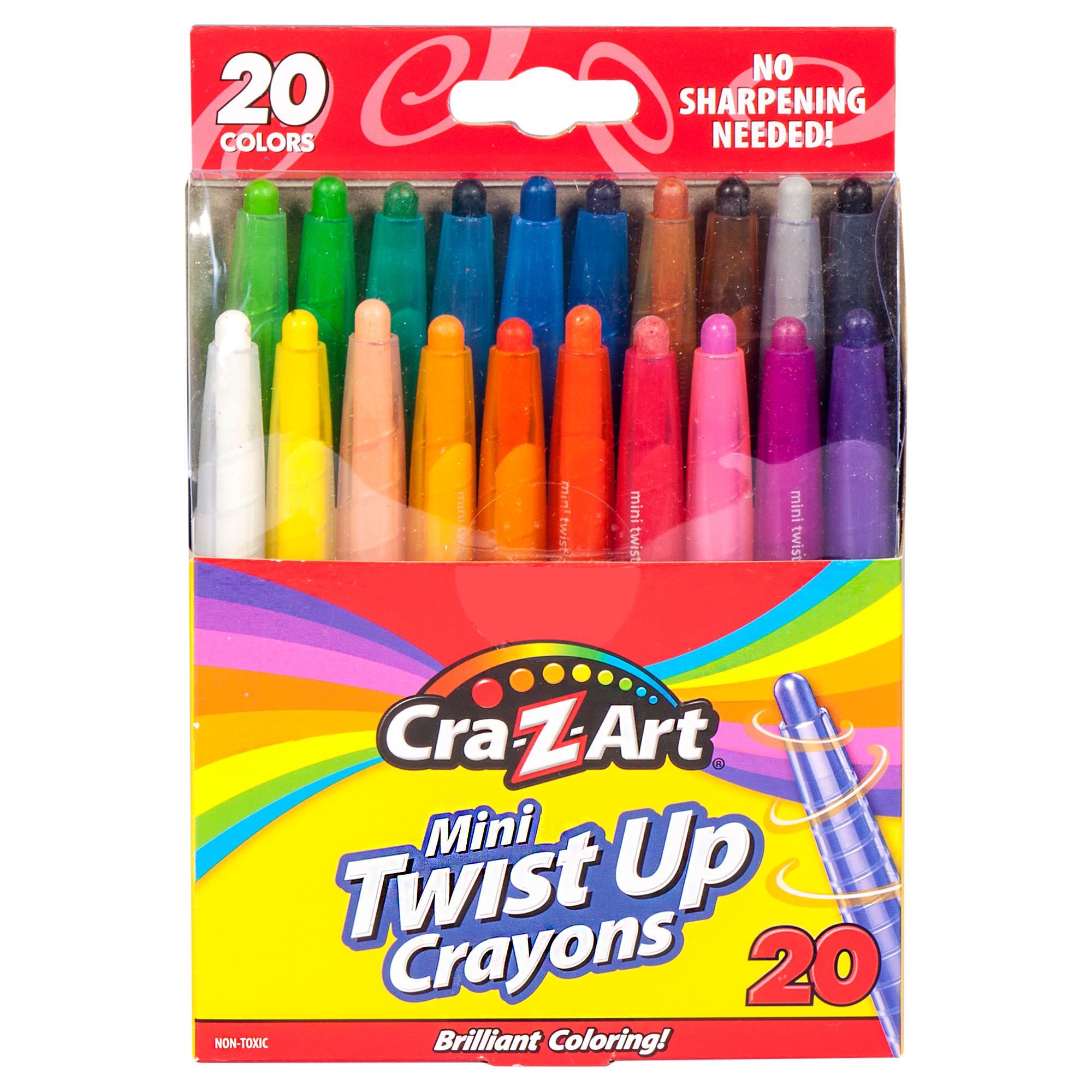 Набор цветных карандашей Cra-Z-Art Mini Twist Up в коробке 20 цветов (10253CRA)