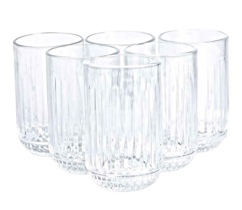 Набор стаканов из толстого стекла Elysia 6 шт. по 500 мл Прозрачный - фото 2 Набор стаканов из толстого стекла Elysia 6 шт. по 500 мл Прозрачный - фото 2