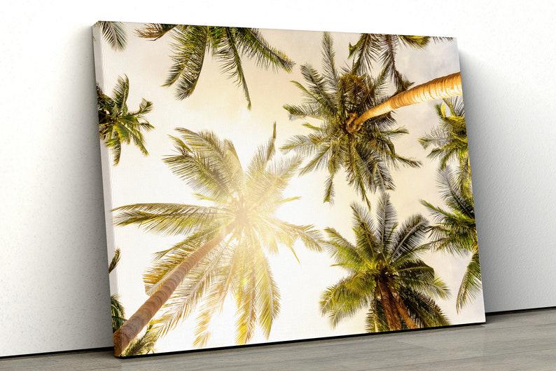 Картина на холсте KIL Art Пальмы 122x81 см (330)