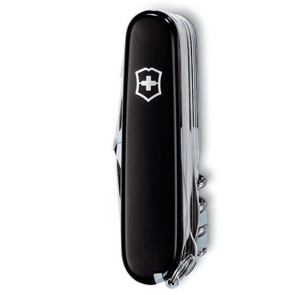 Комплект ніж швейцарський Victorinox SwissChamp та чохол з ліхтариком Black (1.6795.3) - фото 7