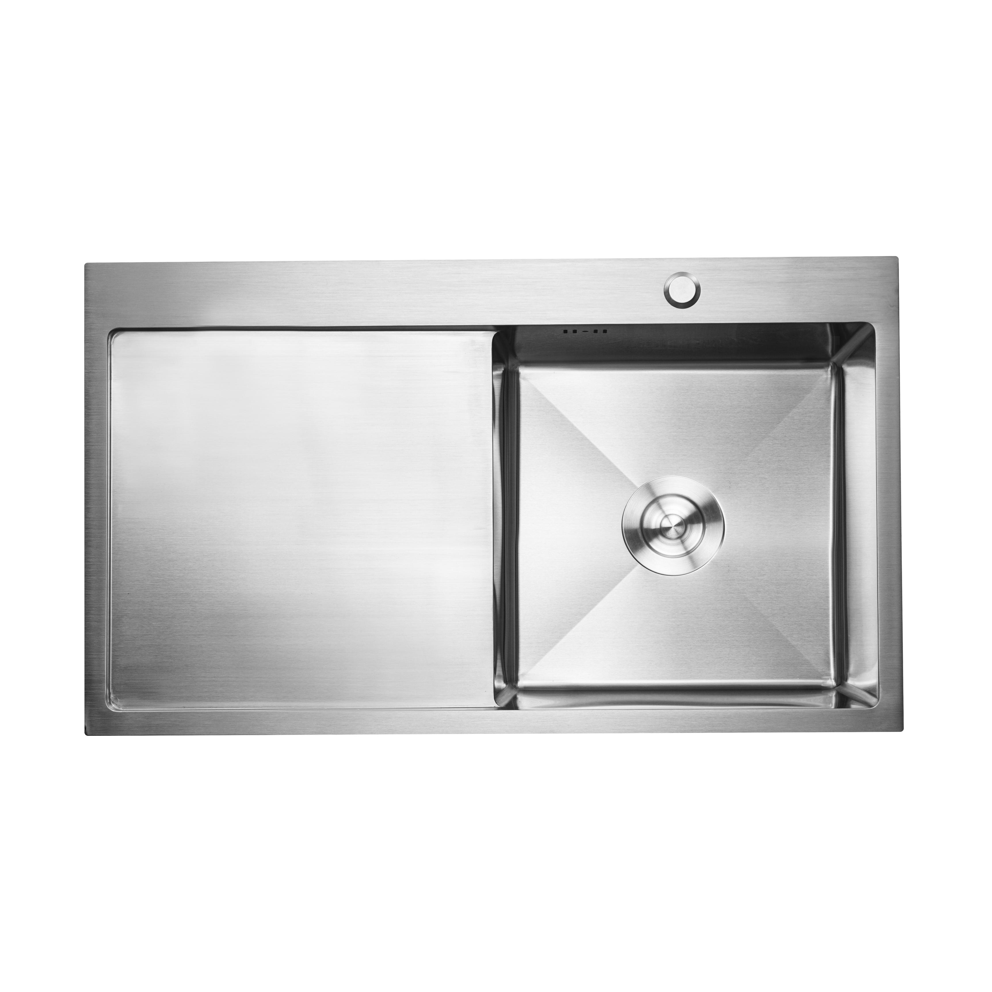 Мойка кухонная Platinum Handmade 860х500х230 мм (000035142) Мойка кухонная Platinum Handmade 860х500х230 мм (000035142)