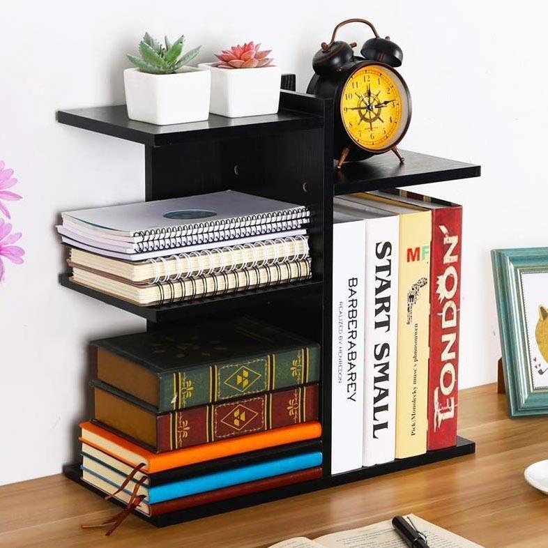 Полка книжная настольная из дерева Калари Венге (КПА-016812)