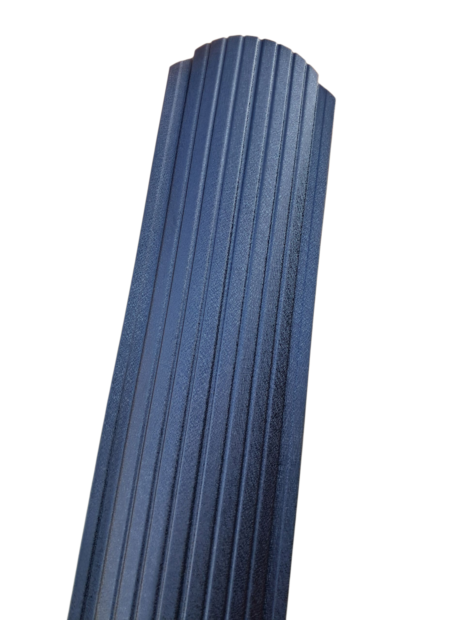 Штахетник металлический полукруглый усиленный двухсторонний 9005 1,8 м (31504741)