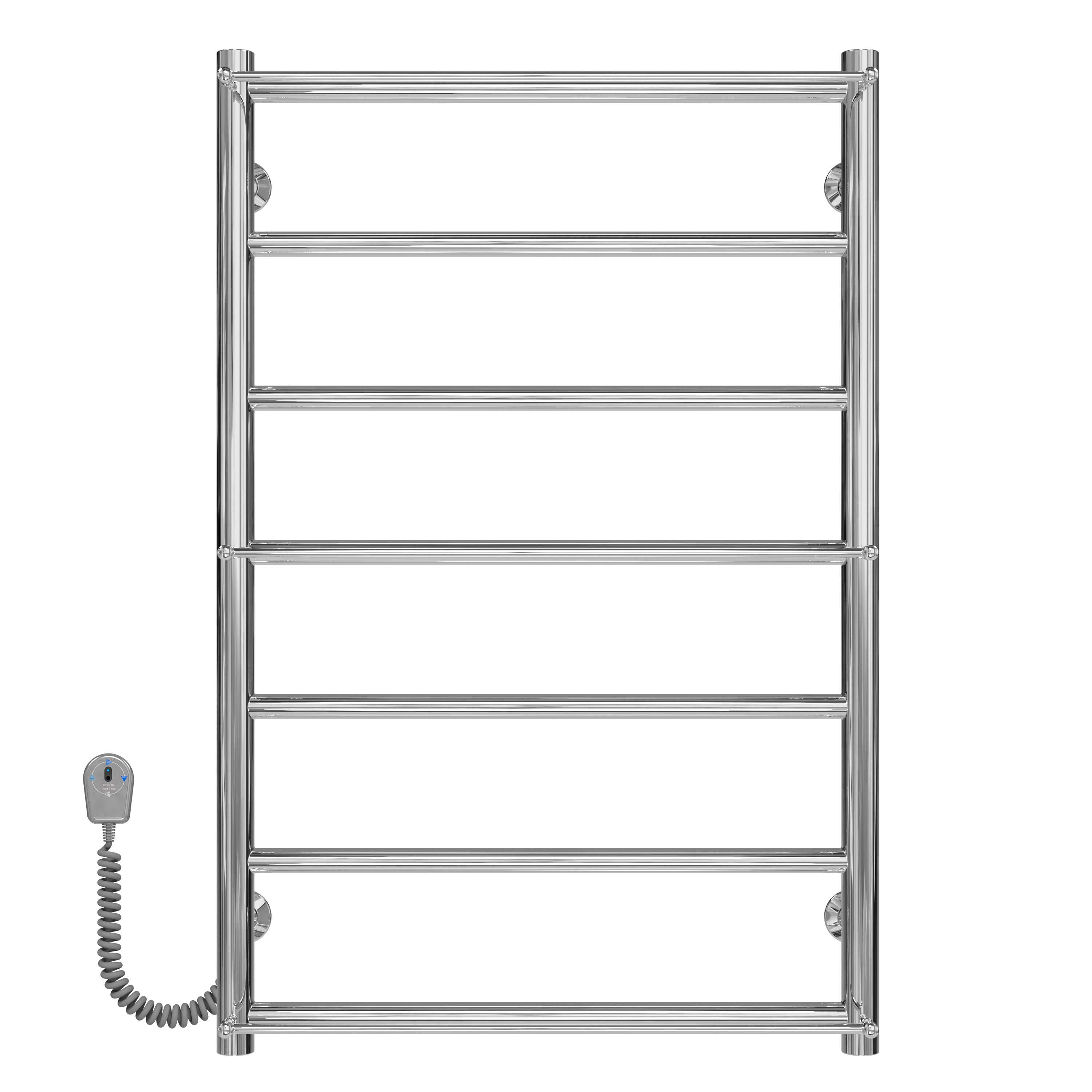 Полотенцесушитель электрический Deffi Ladder П7 EF16 левое подключение нержавеющая сталь 500х800 мм Хром (C.LK.80.50.7.E.C.L.5)