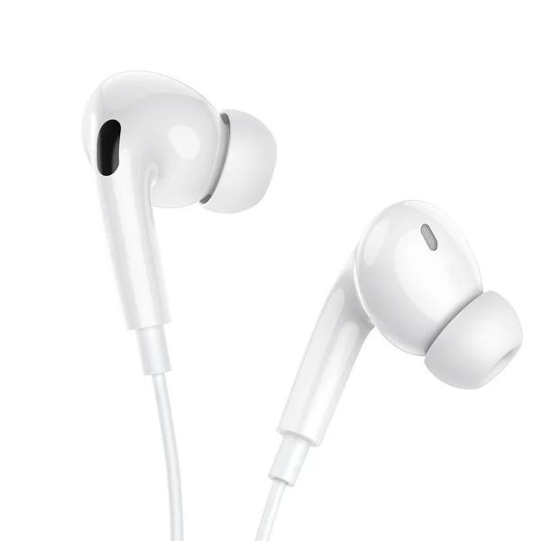 Навушники дротові вакуумні Borofone BM100 Pro Fuente Type-C 1,2 м з мікрофоном White (6941991121784)