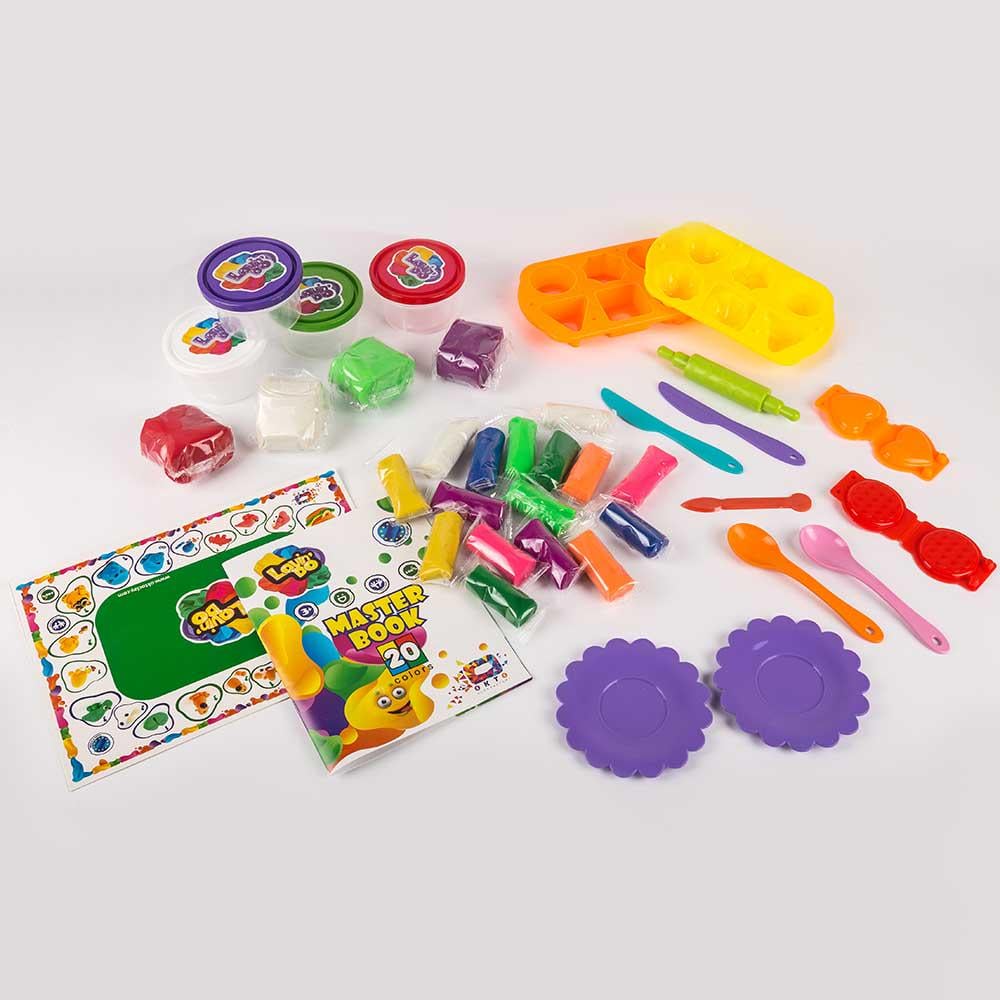 Набор для творчества OKTO Тесто для лепки День рождения (11011)