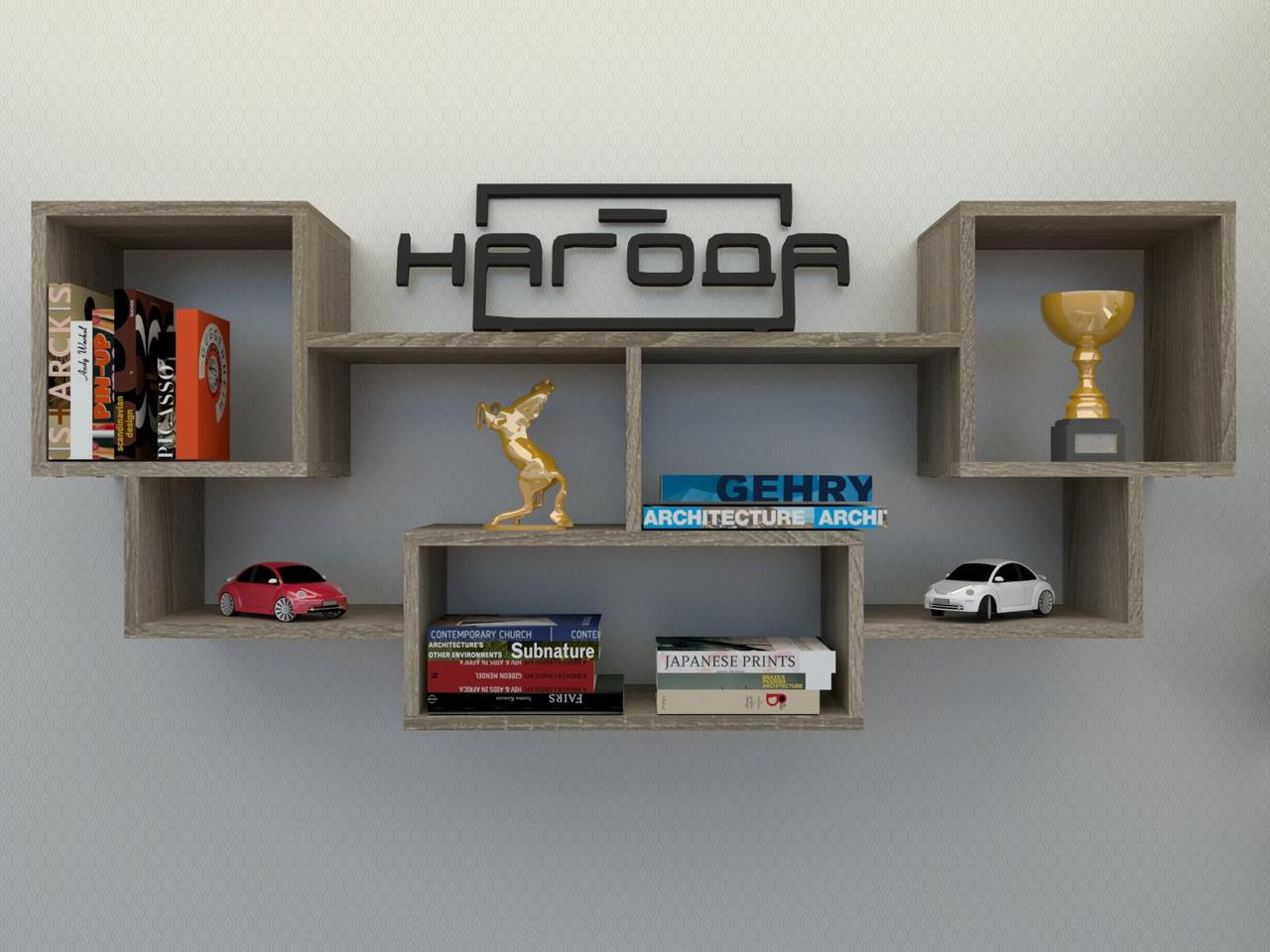 Полиця Klick-System ПК-13 на стіну книжкова Трюфель