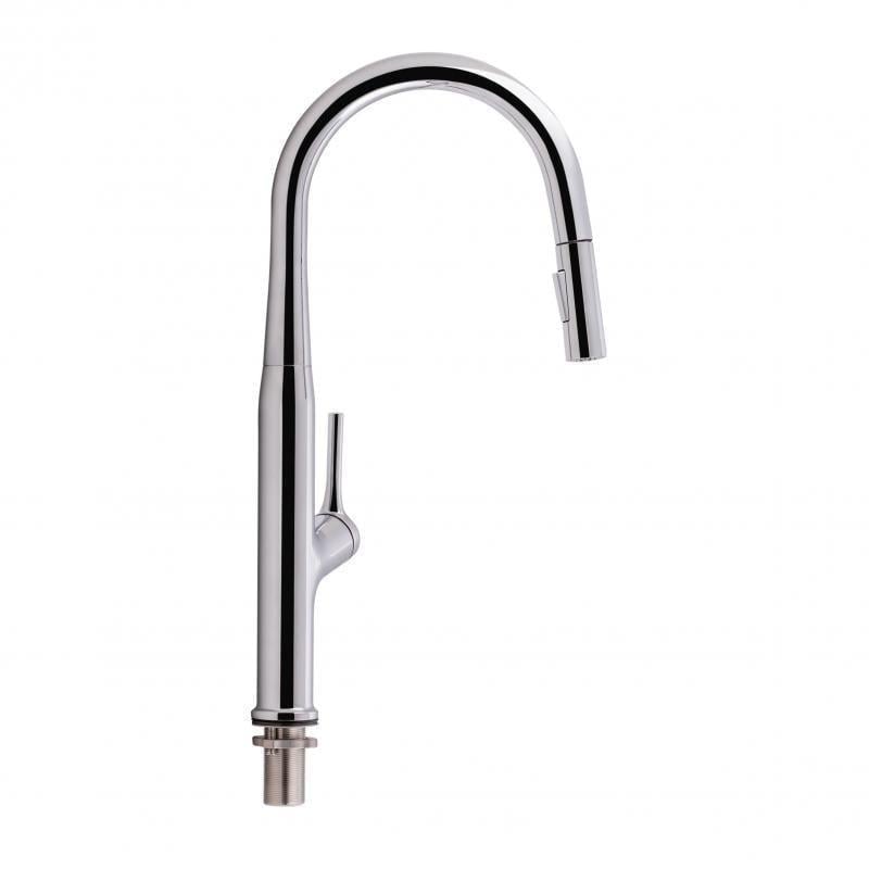 Смеситель для кухни Q-tap Anicka 9136103UC с выдвижным изливом (13583)