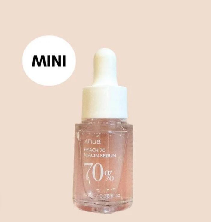 Сироватка ANUA Peach 70% Niacin Serum 10 мл Mini з екстрактом персика і ніацинамідом тонізуюча - фото 2 Сироватка ANUA Peach 70% Niacin Serum 10 мл Mini з екстрактом персика і ніацинамідом тонізуюча - фото 2