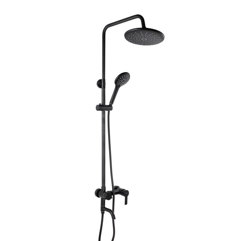 Душевая колонна со смесителем Champion NOX-009-J Черный (CH0302)