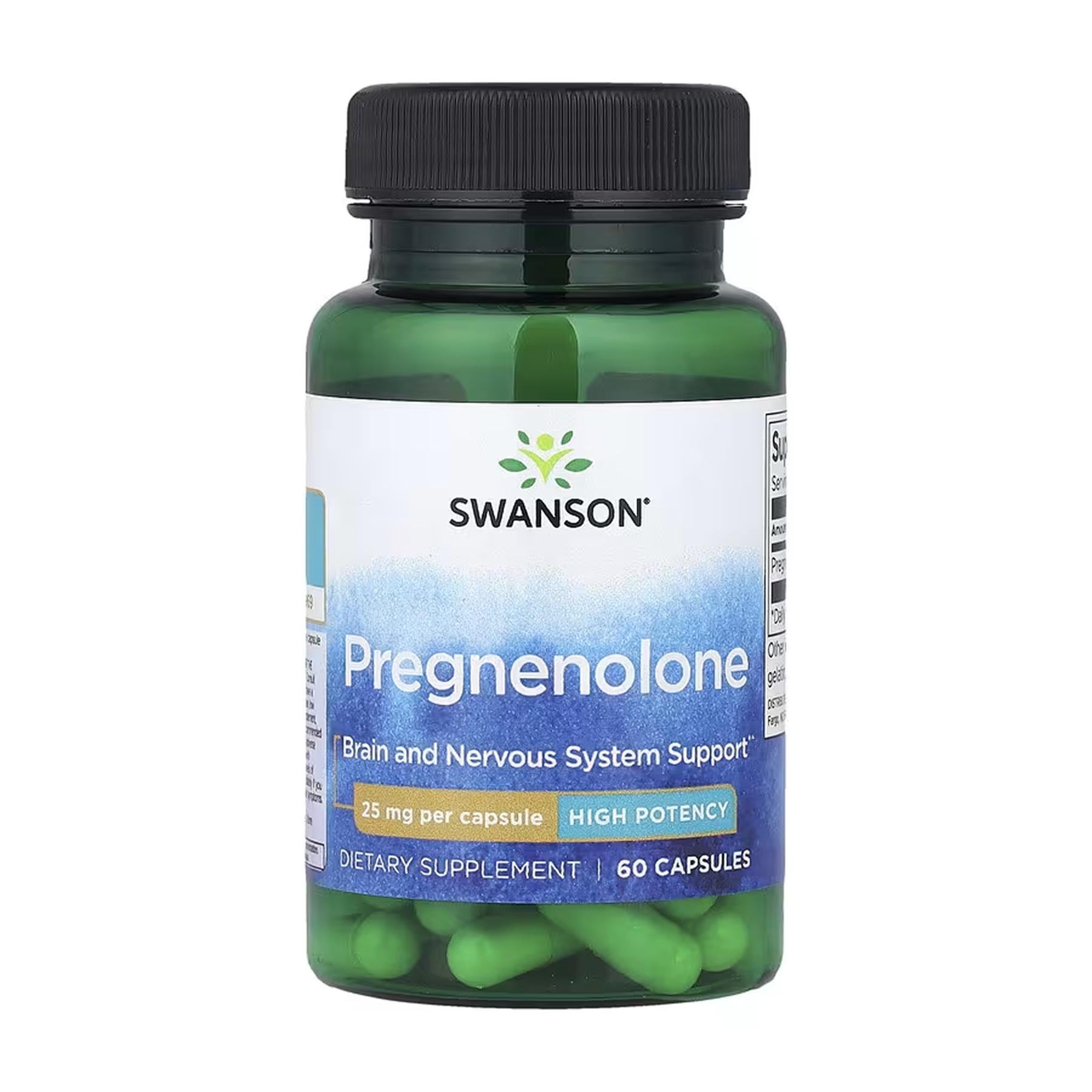 Прегненолон Swanson Pregnenolone High Potency 25 мг 60 caps Прегненолон Swanson Pregnenolone High Potency 25 мг 60 caps