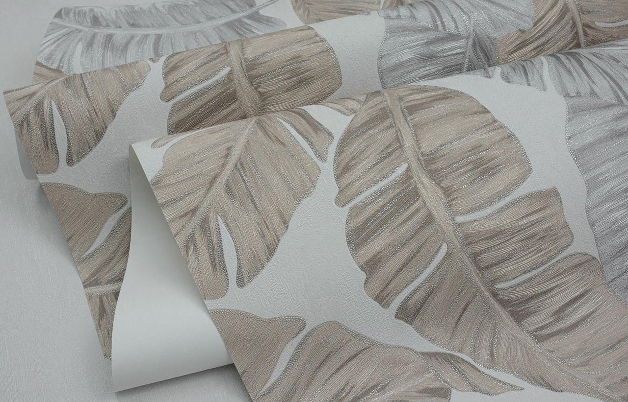 Обои флизелиновые SINTRA Sumatra 445433 декор винил горячего тиснения 1,06х10,05 м Коричневый