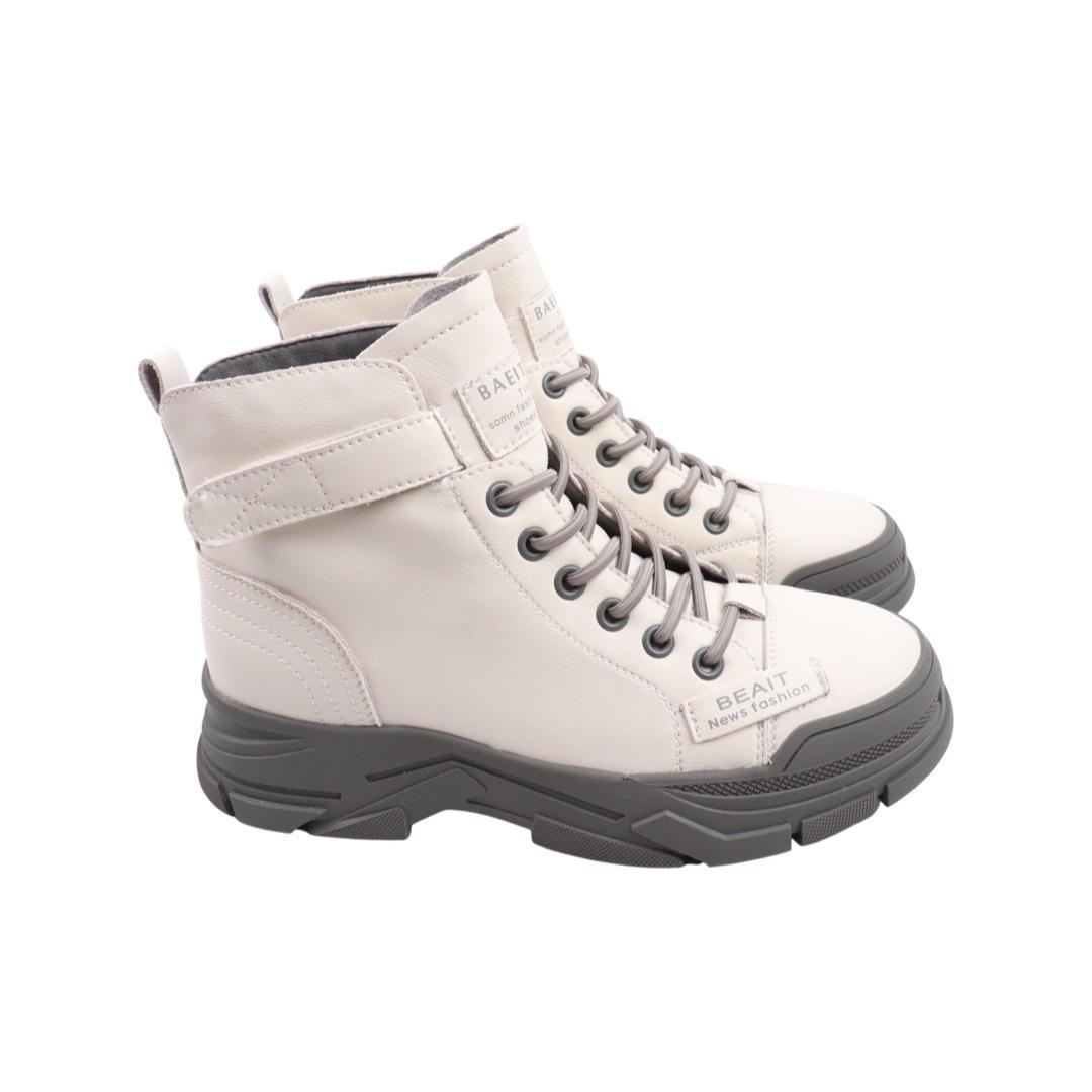 Черевики жіночі Li Fexpert зі шкіри р. 36 Молочний (989-22DHS)