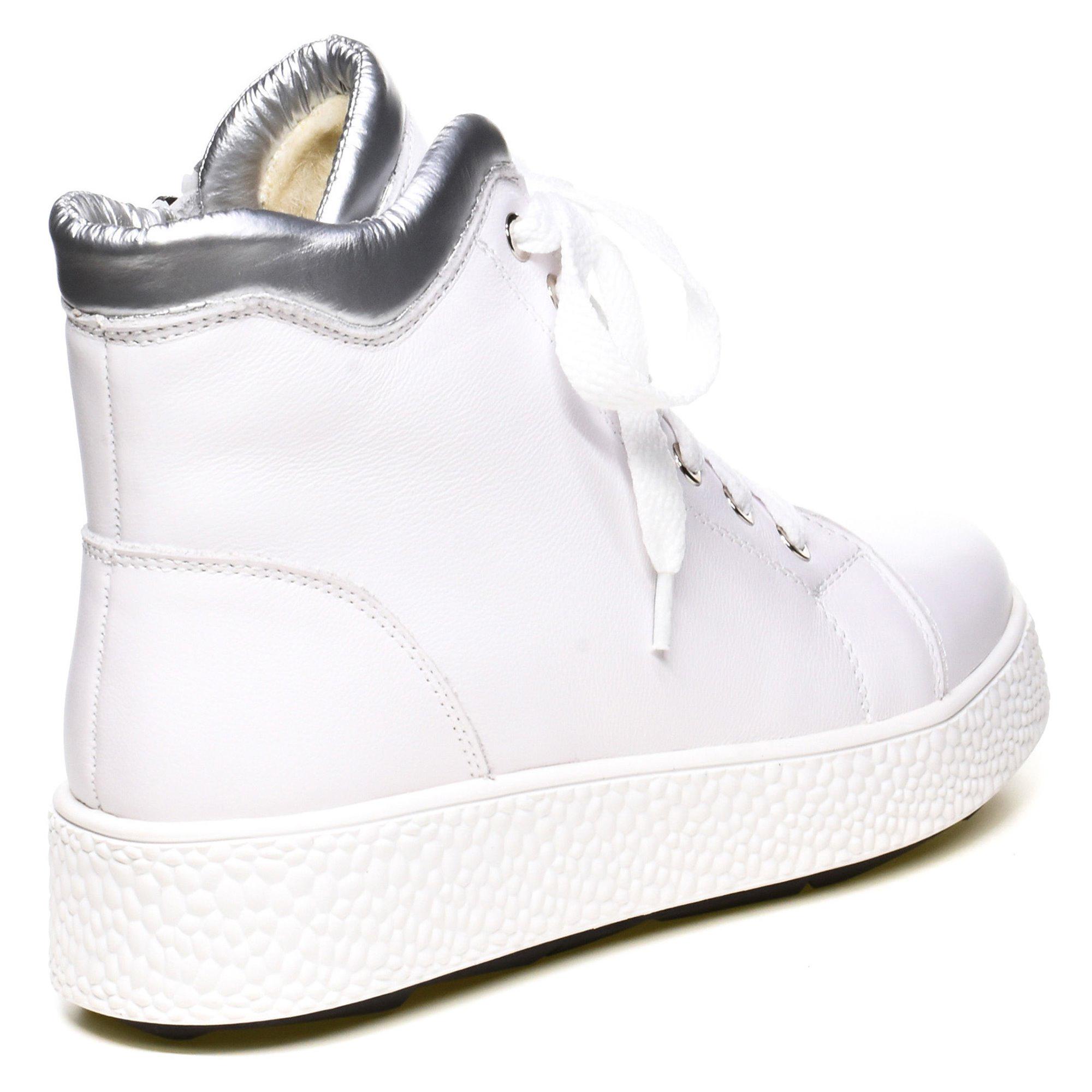 Ботинки зимние женские Palazzo Doro р. 36 Белый/Серебро (013426-36) - фото 2 Ботинки зимние женские Palazzo Doro р. 36 Белый/Серебро (013426-36) - фото 2