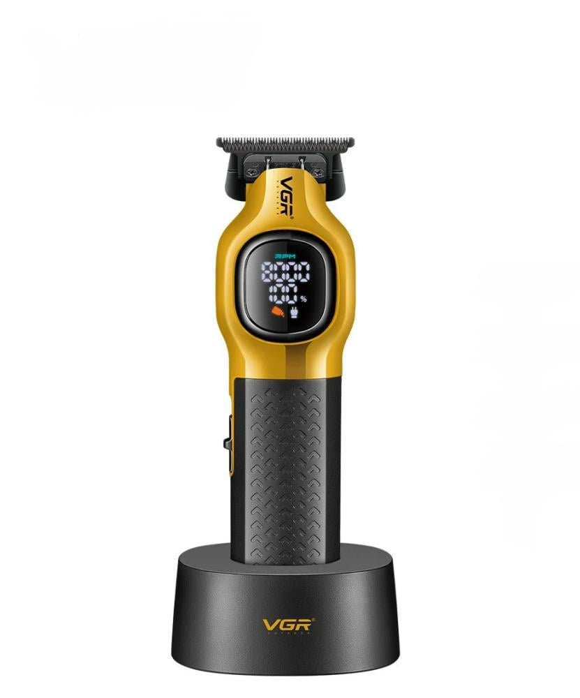 Триммер для стрижки VGR V886T з 4 насадками Gold (30651729)
