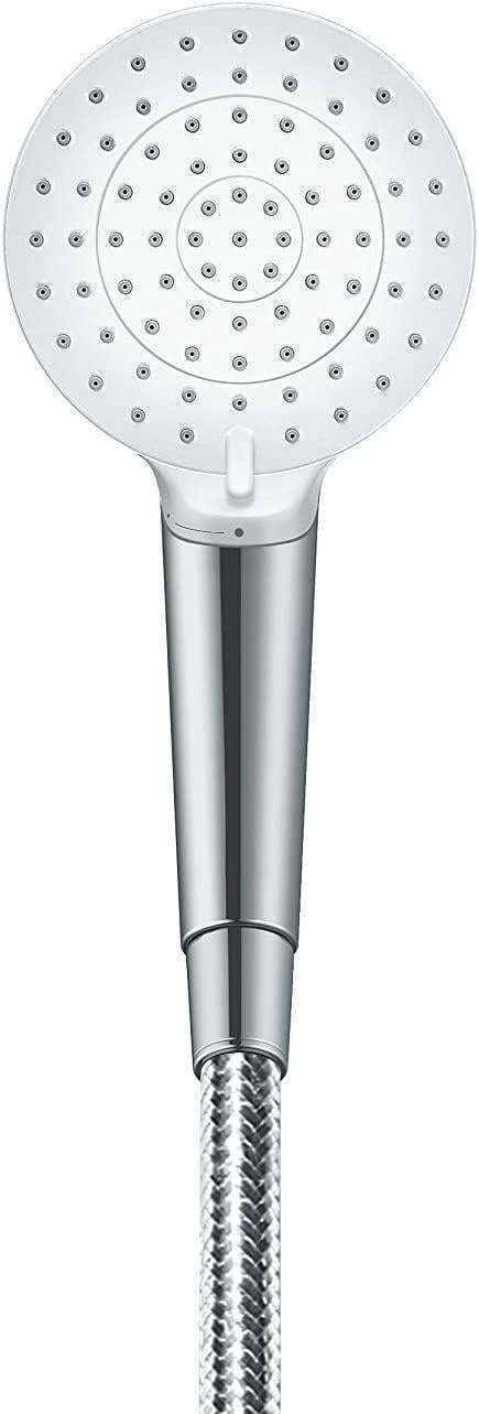 Душовий комплект із штангою Hansgrohe Crometta EcoSmart 26538400 Білий (144921) - фото 3