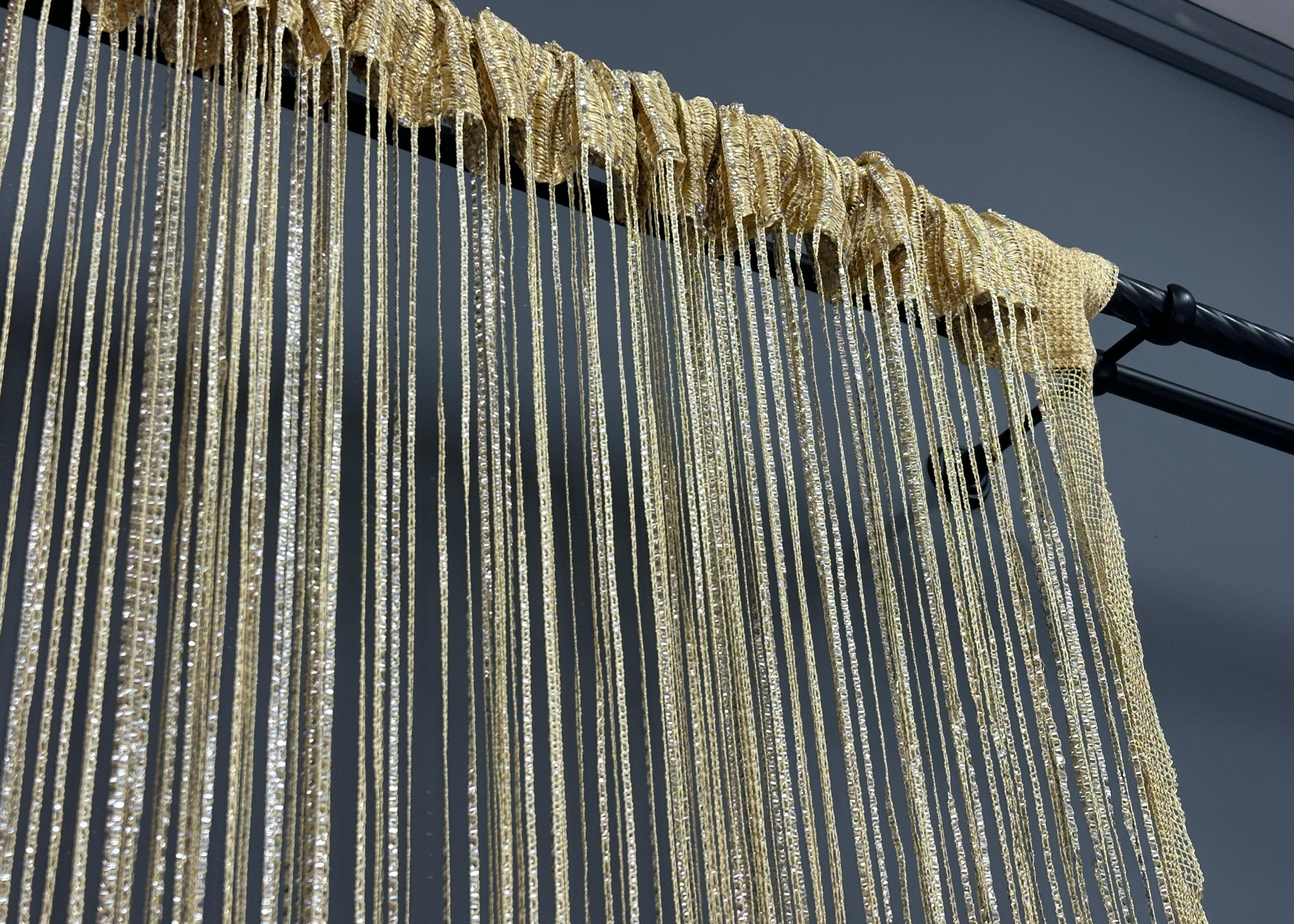 Шторы-нити Rovi Premium с люрексом 300х300 см Золотистый (61-113) - фото 8 Шторы-нити Rovi Premium с люрексом 300х300 см Золотистый (61-113) - фото 8