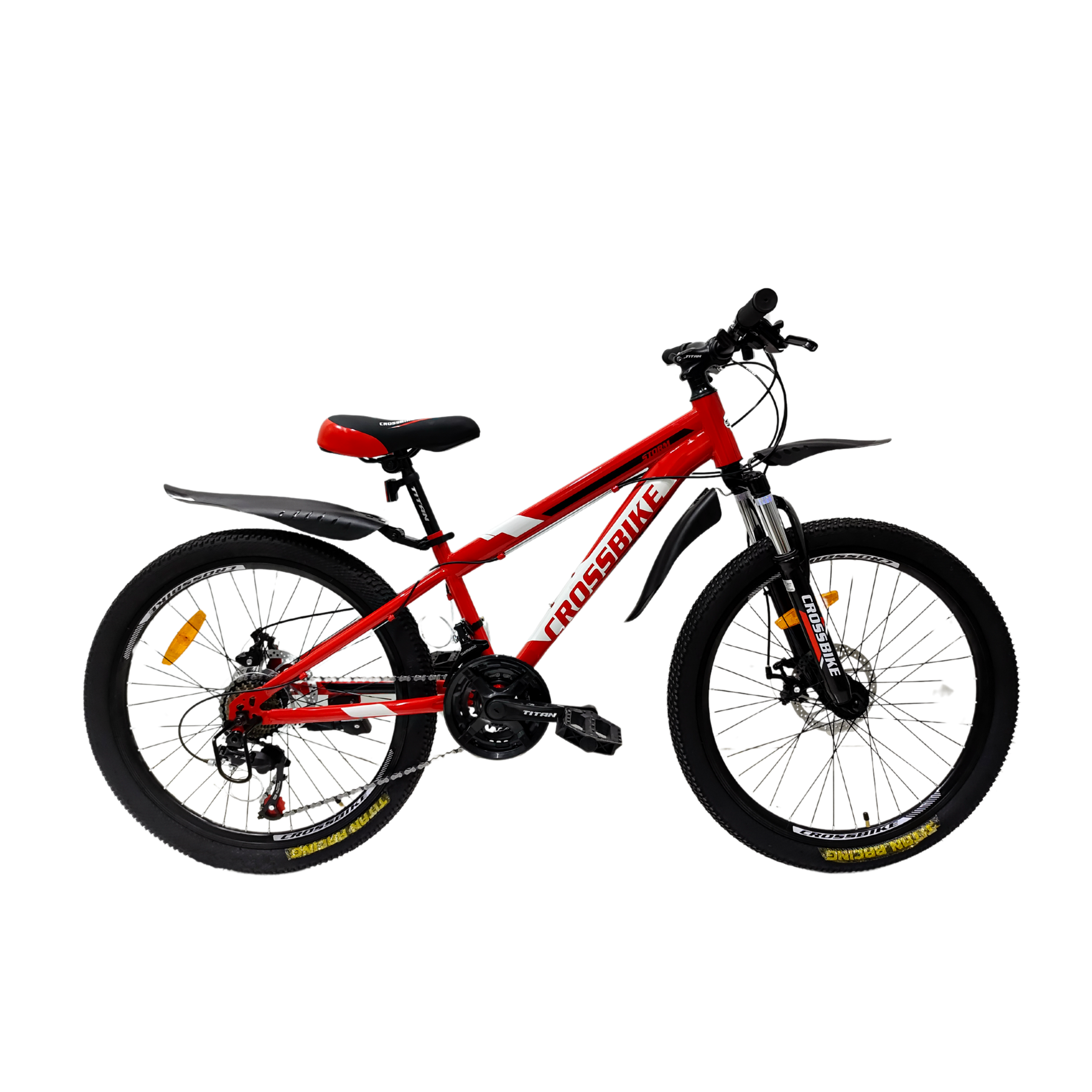 Велосипед Crossbike Storm 2022 26" 13" Red