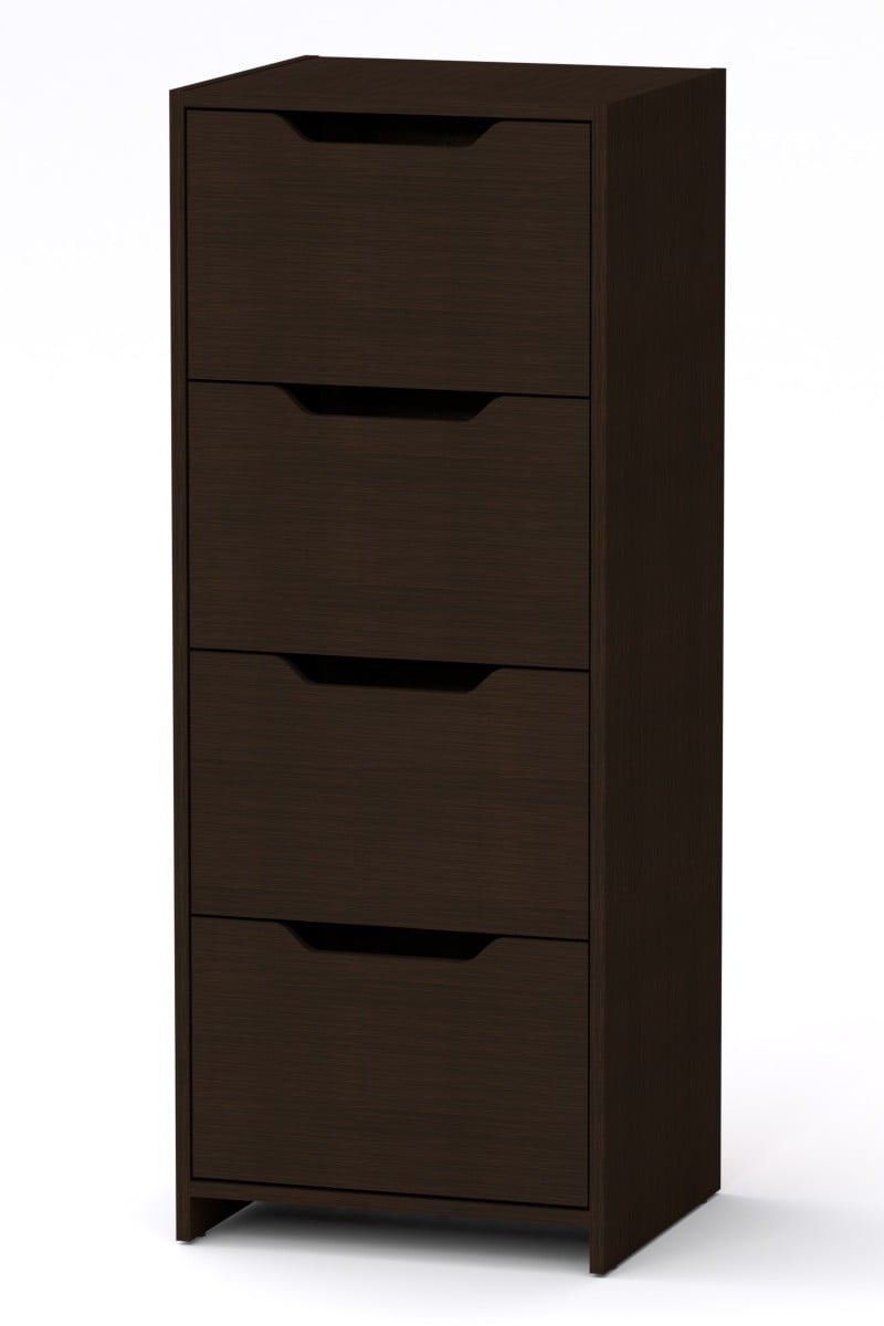 Комод Компанит С 48х42х123 см Венге темный (14932)