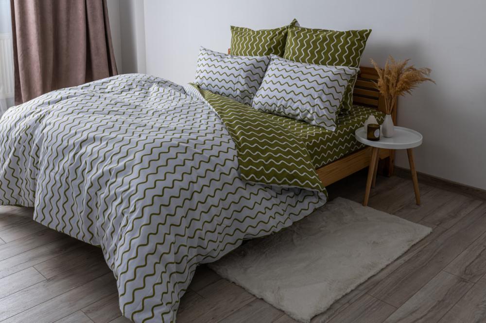 Комплект постельного белья ТЕП Happy Sleep Dream евро 200х220 см наволочки 2x50х70 см Olive (17840)