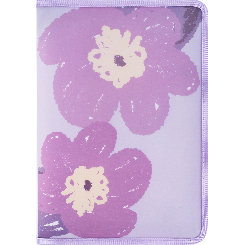 Папка объемная на молнии Axent А4+ Lavender-3 (1804-38-A)