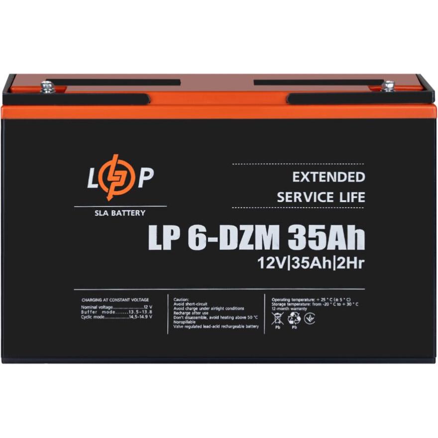 Акумулятор для ДБЖ LogicPower LP 6-DZM 12V/35 Ah (9335) - фото 3