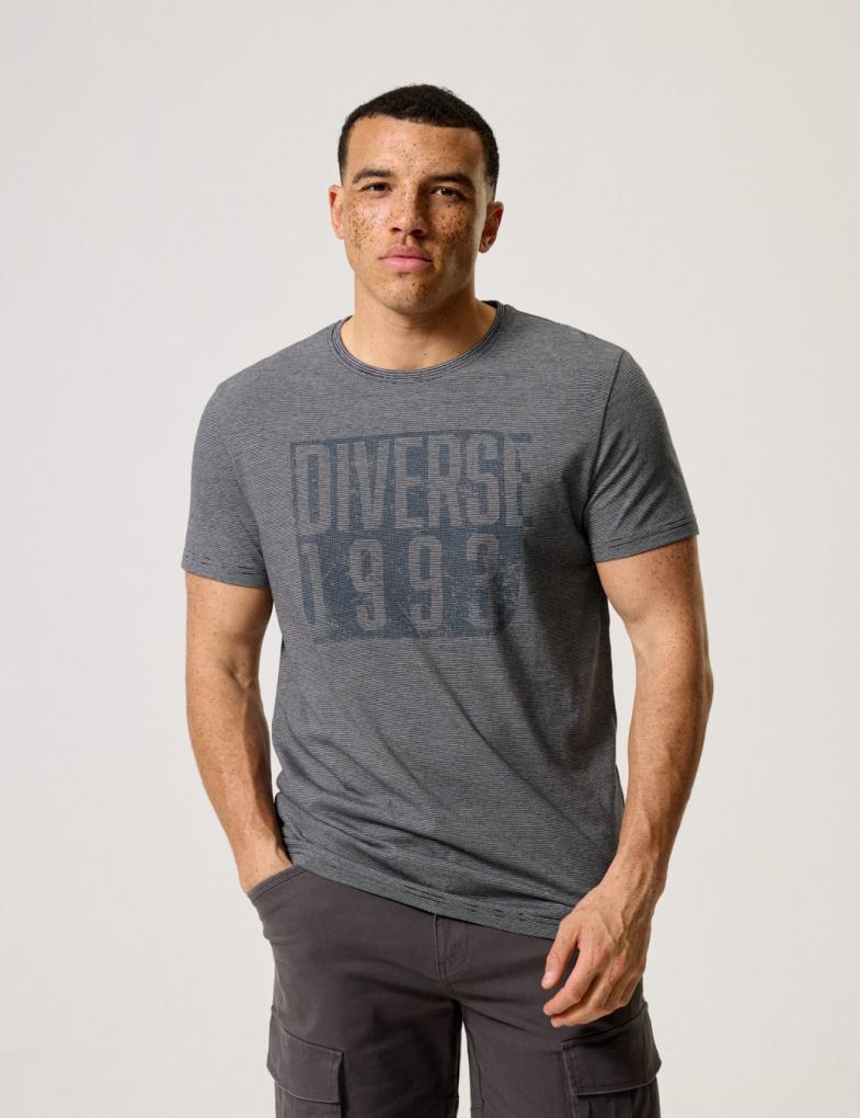 Футболка чоловіча Diverse LAIRD VIII 2ХL Графітовий меланж (5905384006752)
