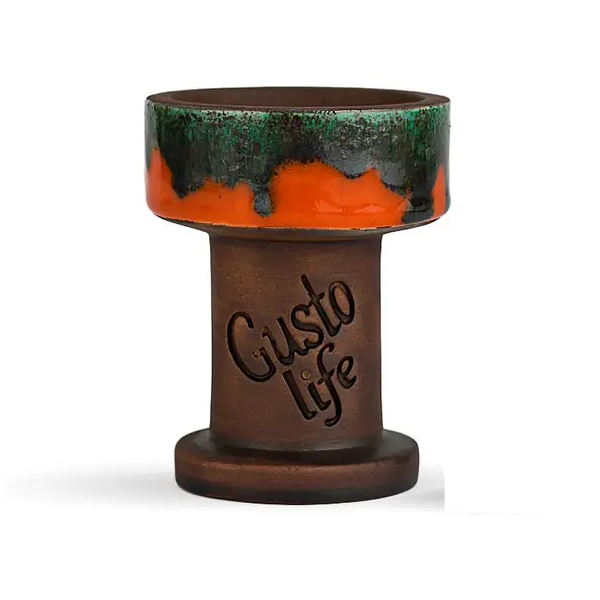 Чаша для кальяна Gusto Bowls Rook Green/Orange (11255260)