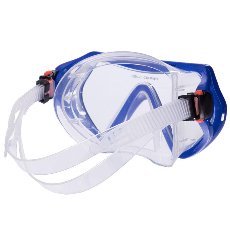 Набор для плавания маска c трубкой Zelart M166-SN52-SIL Синий (NA003644) - фото 2 Набор для плавания маска c трубкой Zelart M166-SN52-SIL Синий (NA003644) - фото 2