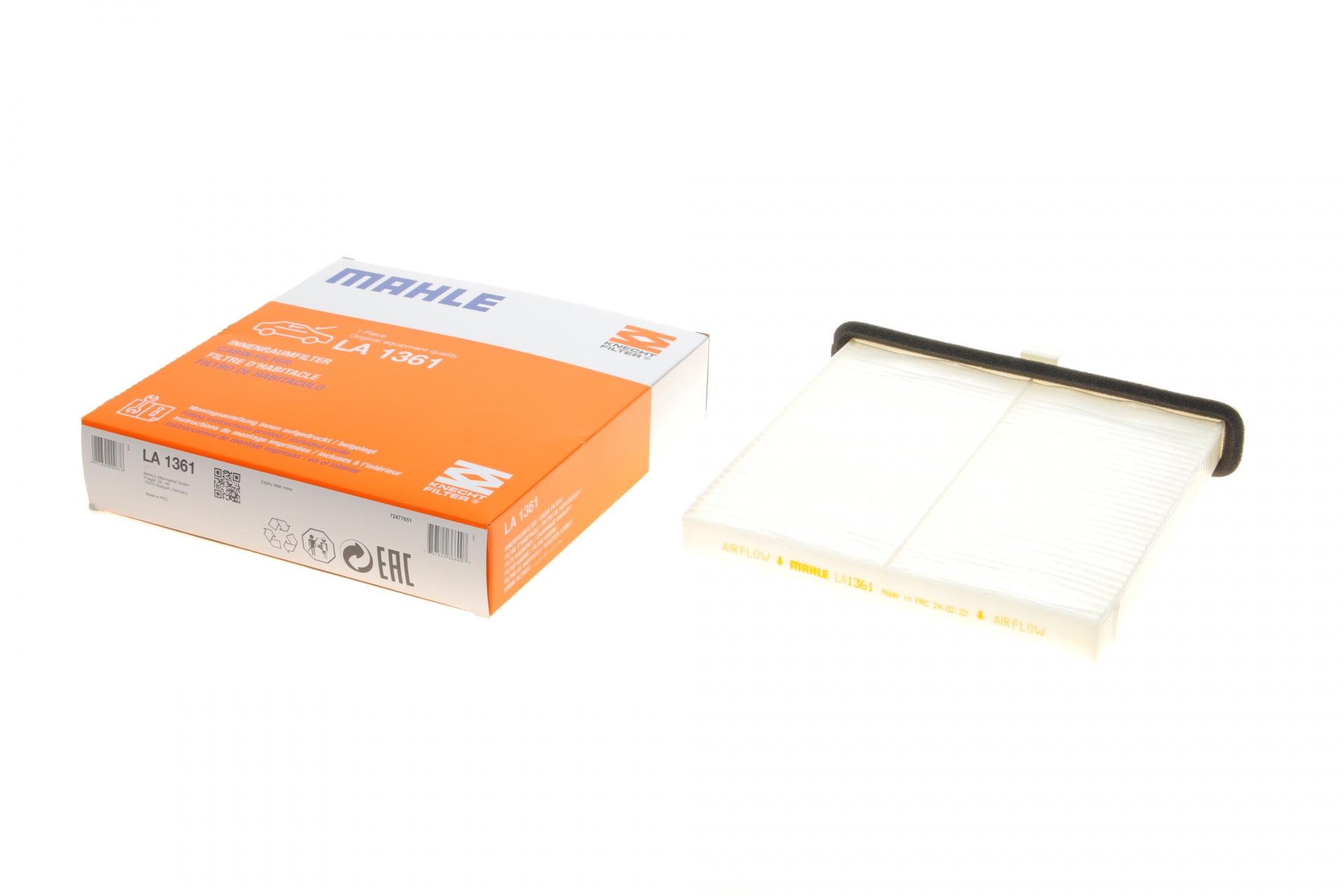 Фильтр салона KNECHT для Mazda 2/CX-3 1,5/2,0 16V 14- (LA 1361)