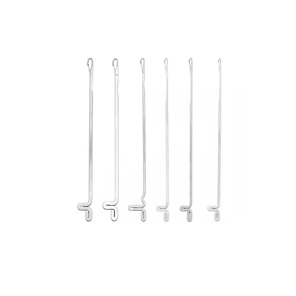 Набор инструментов для ручного ремонта вязаных изделий 6 шт. Серебристый (3000003789)