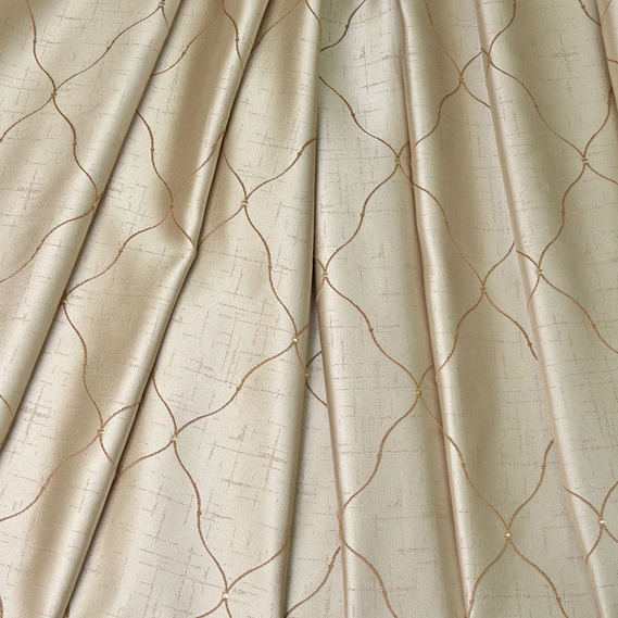 Тканина портьєрна жакардова IDEIA Нео Класика V-102 3,0 м Бежевий (2200004101651)