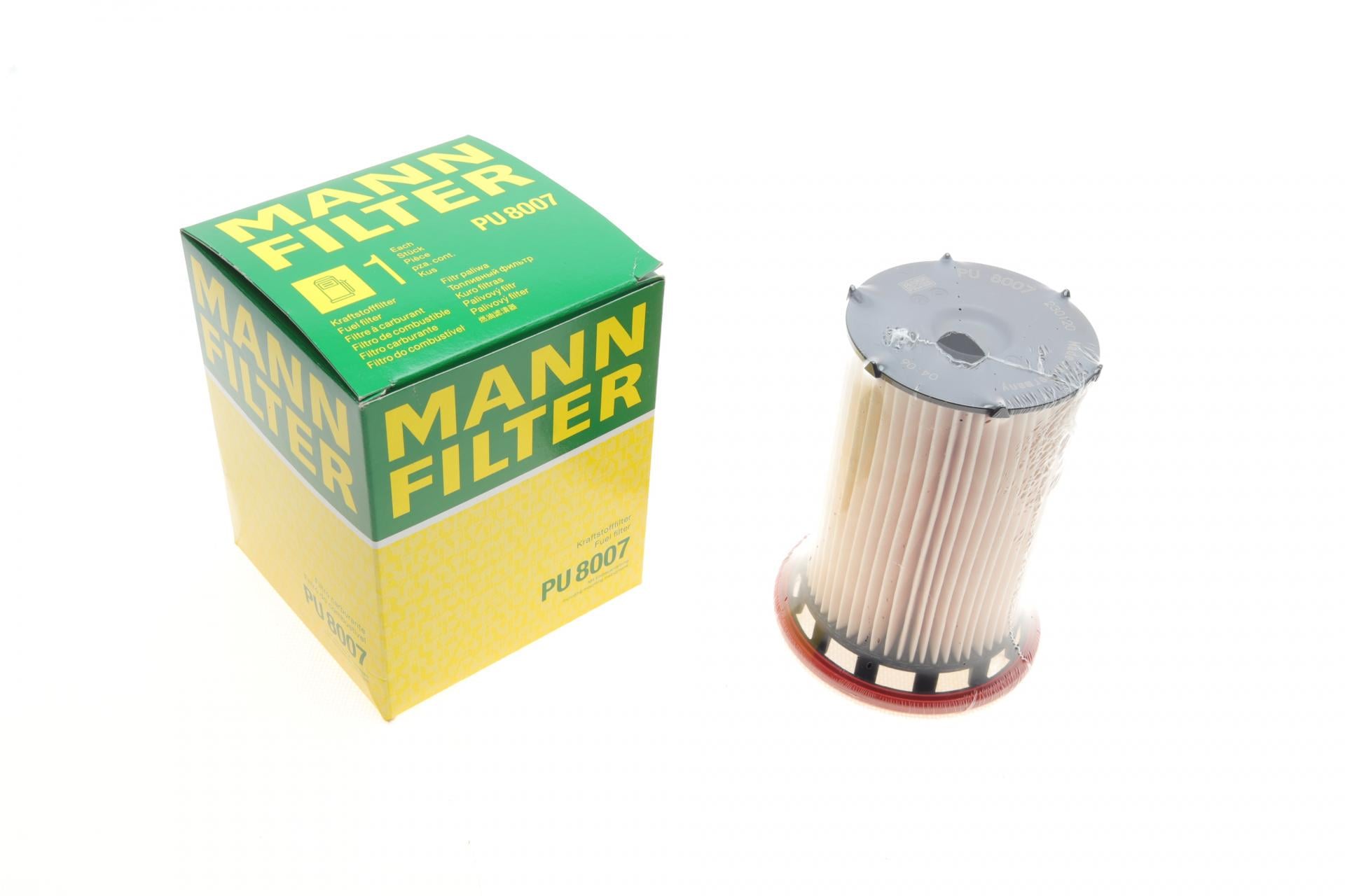 Фильтр топливный Mann-Filter для VW Touareg/Porsche 3,0-4,2D 10- (PU 8007)