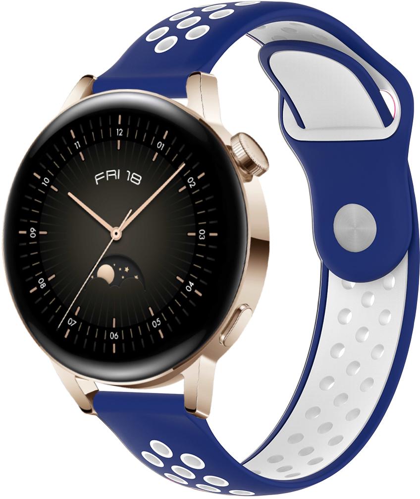 Ремінець Sport для Huawei Watch GT3 42 мм Blue White (26248-62) Ремінець Sport для Huawei Watch GT3 42 мм Blue White (26248-62)