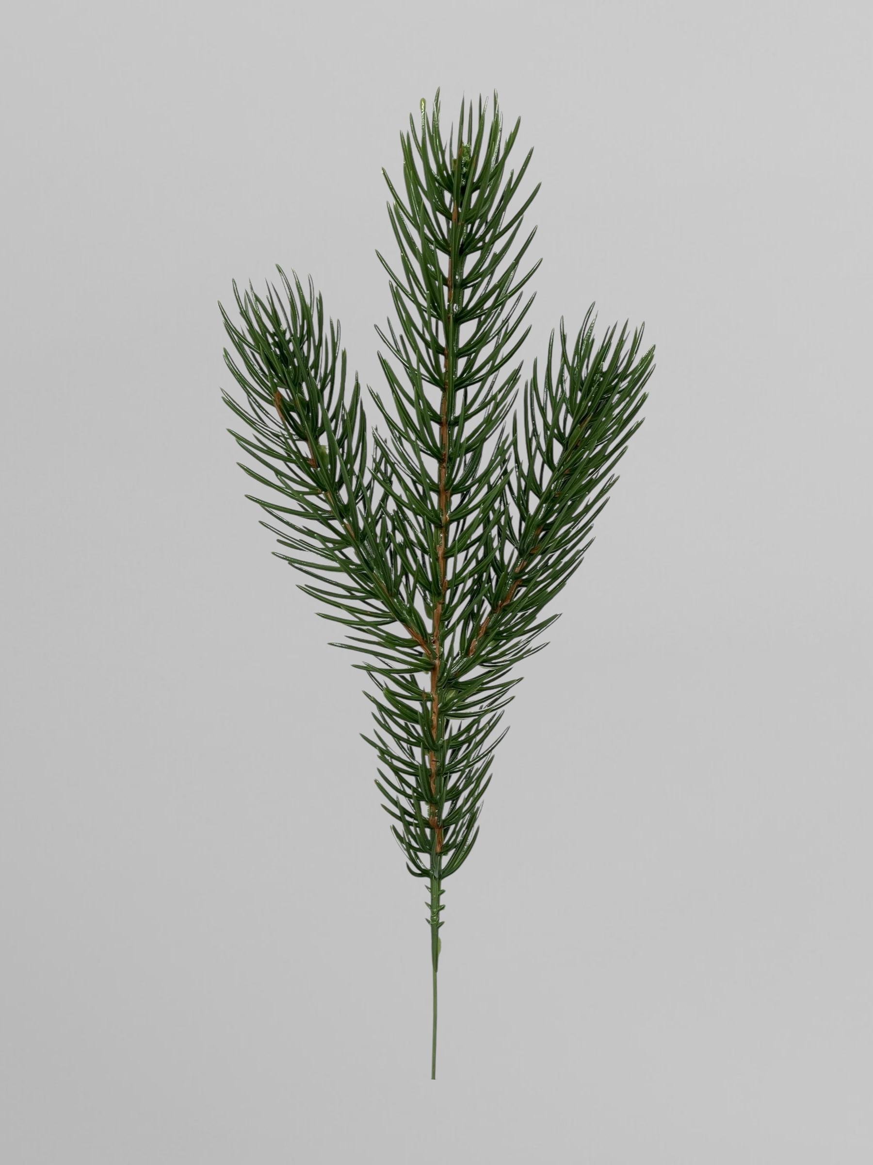 Литая хвойная ветвь 400 шт. Зеленый (Н03023)