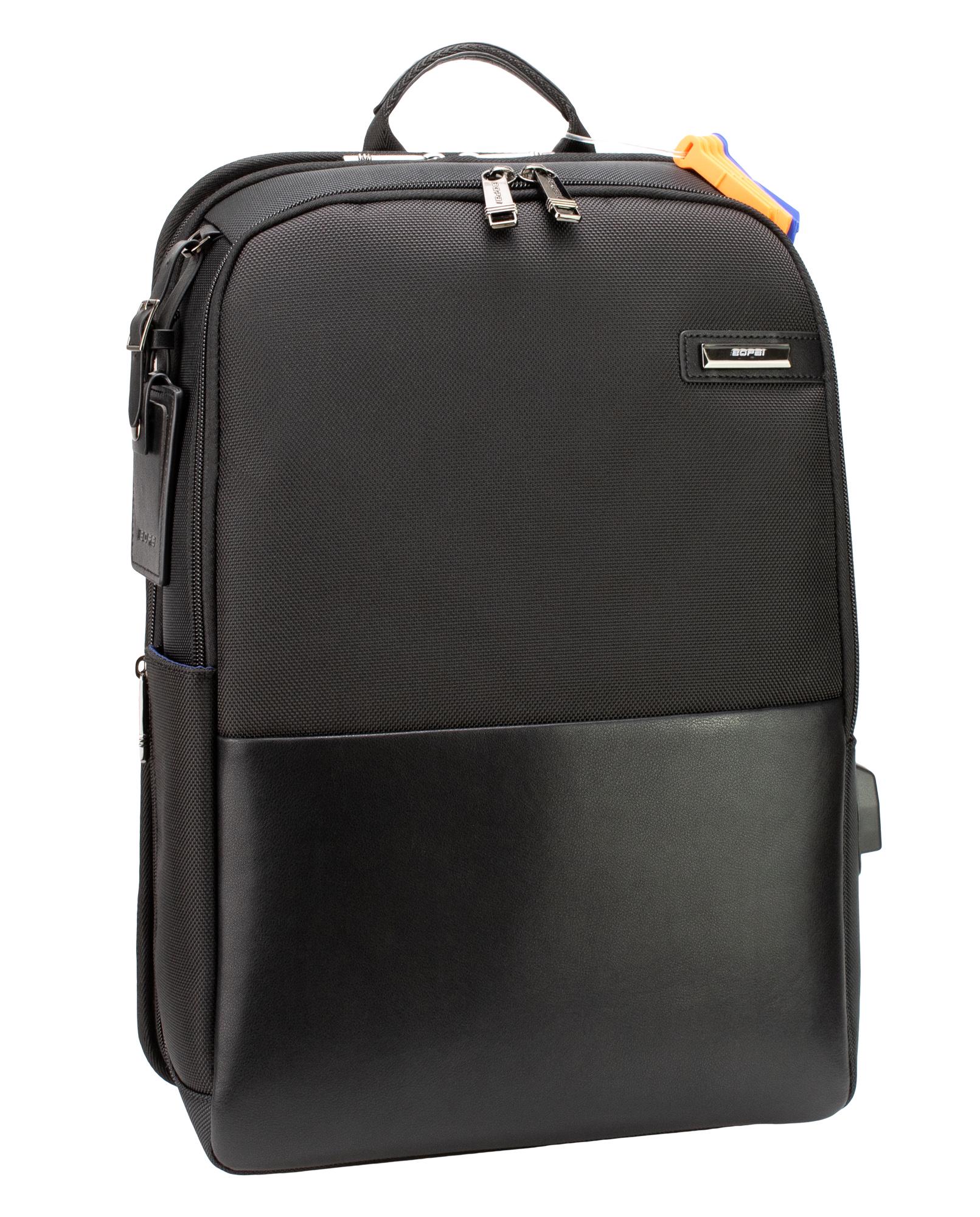 Рюкзак деловой Optima 44x31x15 см 16-25 л Черный (61-18011)