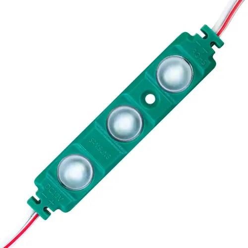 Модуль LED VARGO 12V 1,5W IP67 160° SMD 5730 120-140lm 70х15х8,5 мм Зелений (V-116919)