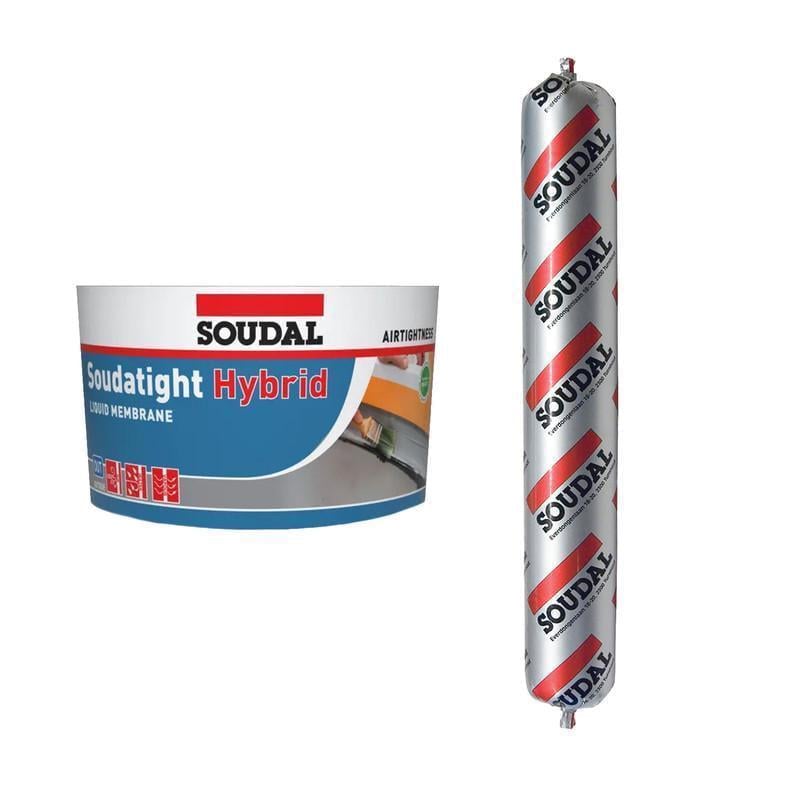 Герметик для наружных работ SOUDAL SWS Soudatight Hybryd SMX-полимер 600 мл 3 шт. Серый (000020000000087201)