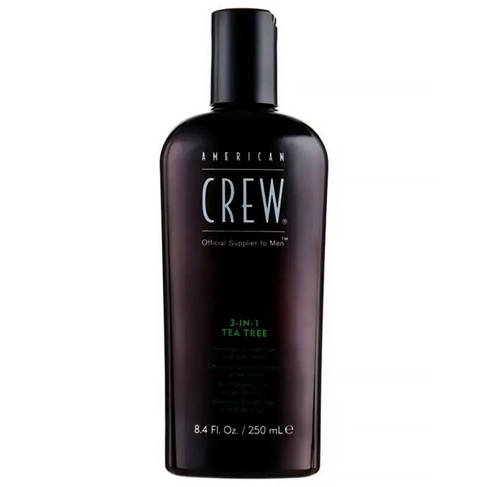 Шампунь AMERICAN CREW 3в1 Shampoo/Hair conditioner/Body Wash Tea Tree 250 мл (669316223079) - фото 1