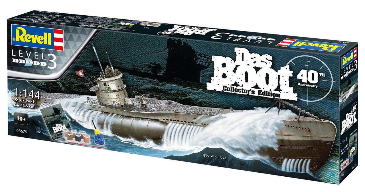 ᐉ Сборная модель Revell набор Подводная лодка U96 уровень 3