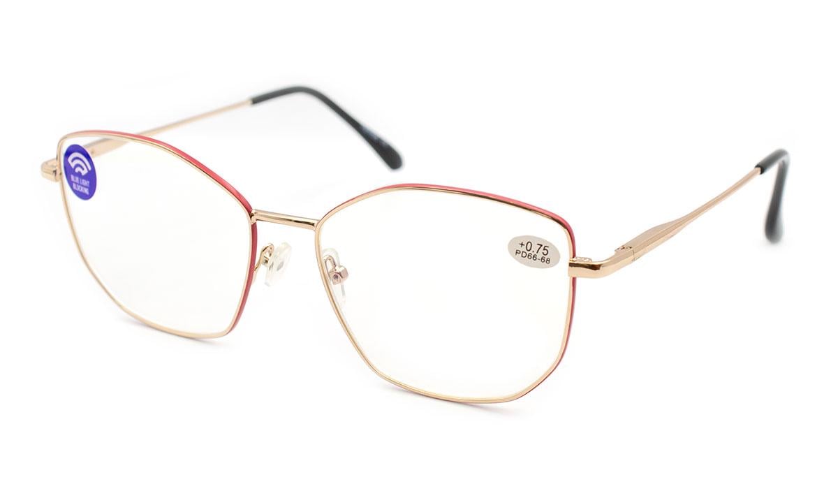 Окуляри для зору жіночі Verse 323105-C3 Blue blocker в металевій оправі +1.50 (179581321)