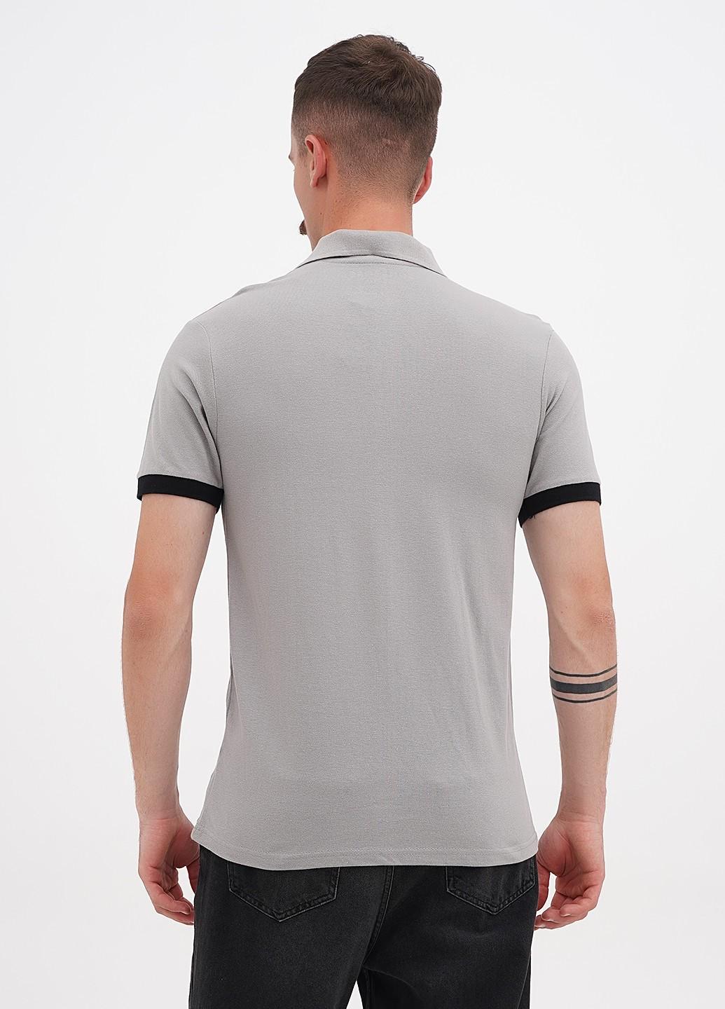 Поло чоловіче Tom&Rose M Сірий (PL0039M055) - фото 2 Поло чоловіче Tom&Rose M Сірий (PL0039M055) - фото 2