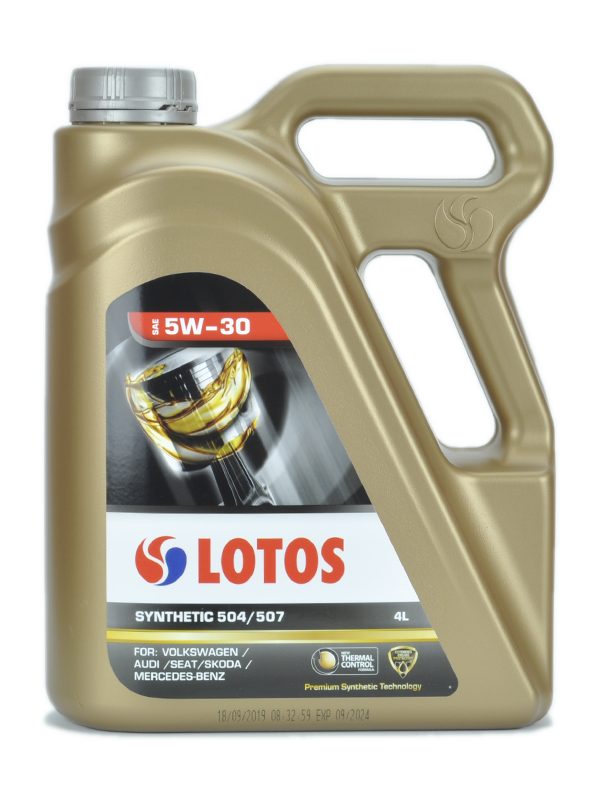 Моторное масло Lotos Synthetic 504/507 5W-30 4 л