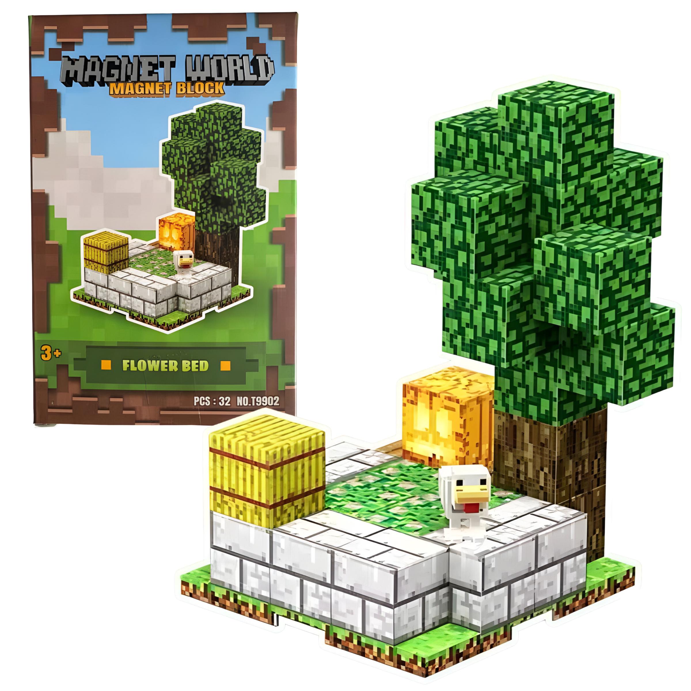 Конструктор дитячий магнітний Minecraft Відпочинок 32 дет. (T9902)