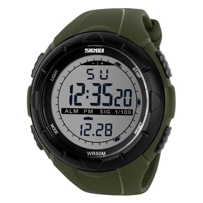 Часы наручные мужские Skmei 1025 Army Green (15875)