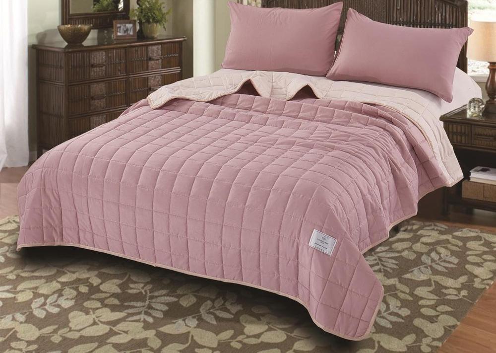 Покрывало Cotton home 220х240 см и 2 наволочки 50х70 см хлопок СН-1153-50-10 Лиловый (DR013864)