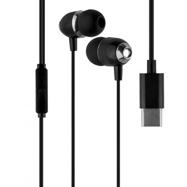 Наушники XO EP25 Type-c earphone Black