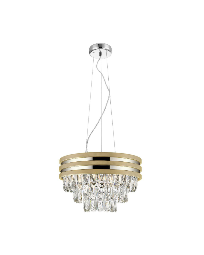 Люстра Zuma Line P0525-04A-F4V6 Naica E14 4x40W IP20 (5905316602526)